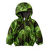 Kids Warm Cartoon Print Hooded Windproof Jackets childrensterritory