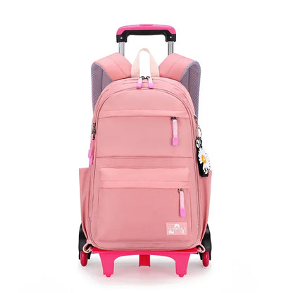 Kids/Teen Girls Multifunctional Wheeled School Backpack Set