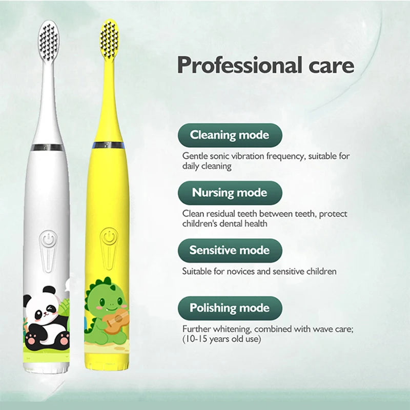 Smart Rechargeable Kids Sonic Electric Toothbrush childrensterritory