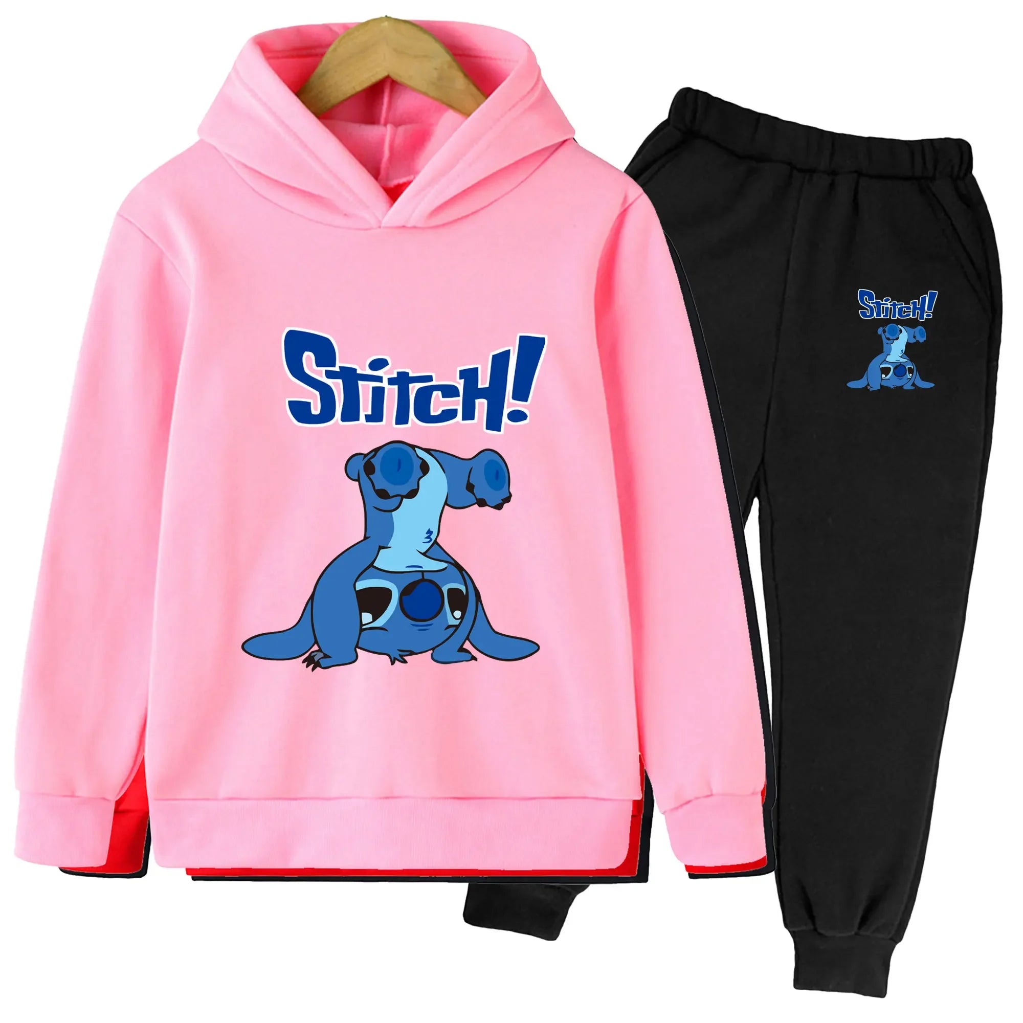 Long-Sleeved Cartoon Print Winter Tracksuit For Kids