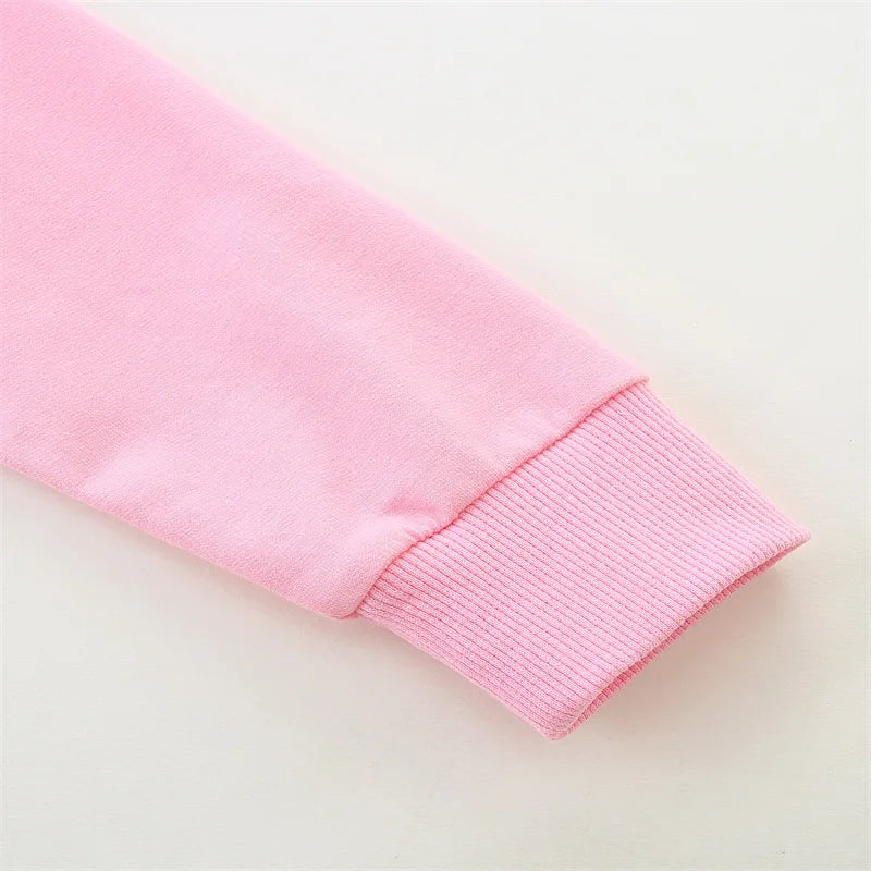 Various Cartoon Design Little Girls' Long Sleeve Sweatshirts