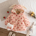 Girls Cartoon Design Winter Warm Jackets childrensterritory