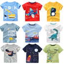 Cartoon Design Soft Cotton Summer Tees/T-shirts for Kids childrensterritory