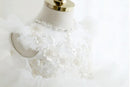Pearl-Decorated Multilayared Baby Christening Dress childrensterritory