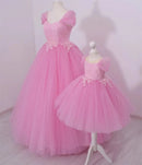 Mommy and Me Long Princess Birthday Party Gowns