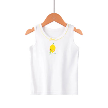 Kids Cotton Multiple Styles Camisole Vests For Summer childrensterritory