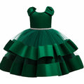 Bow Design Elegant Princess Tutu Dress For Girls childrensterritory