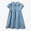 Family Matching Embroidered Denim Clothing Set for Summer childrensterritory