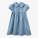 Family Matching Embroidered Denim Clothing Set for Summer childrensterritory
