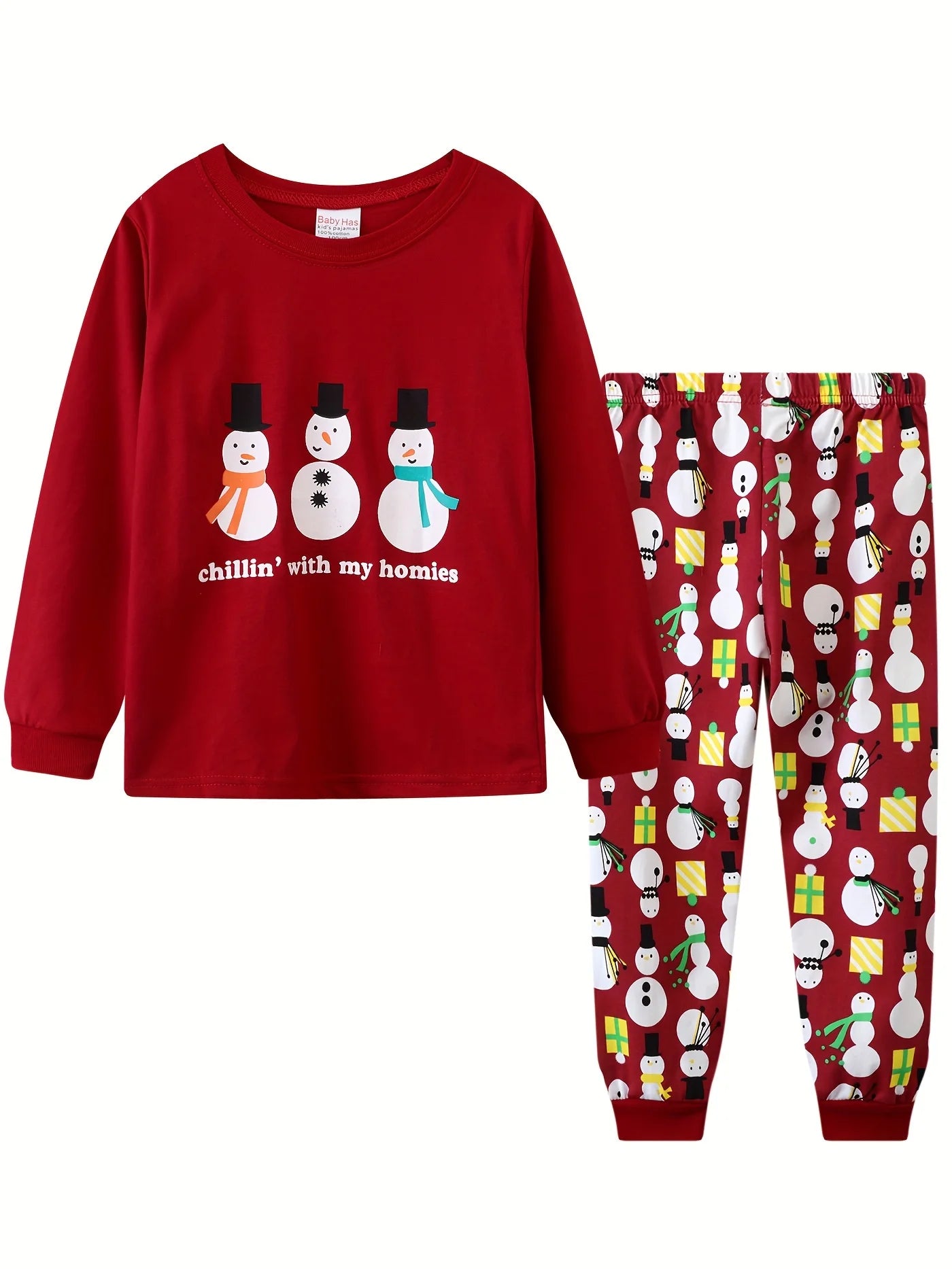 Cartoon Print Long Sleeves Kids Autumn Clothing Set childrensterritory
