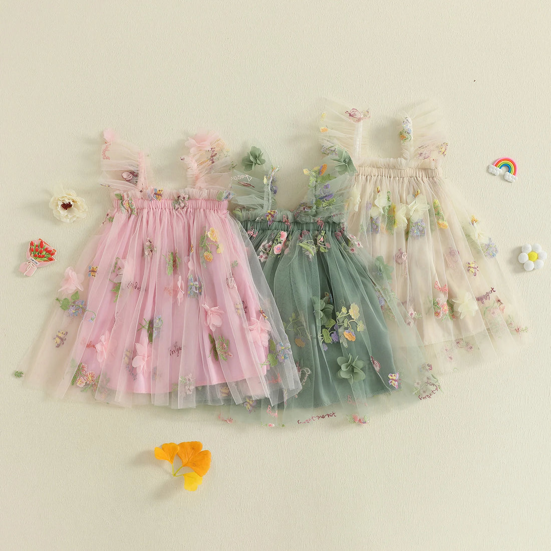 Little Girls Luxury Birthday Party Dresses for Summer
