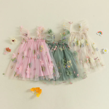 Little Girls Luxury Birthday Party Dresses for Summer