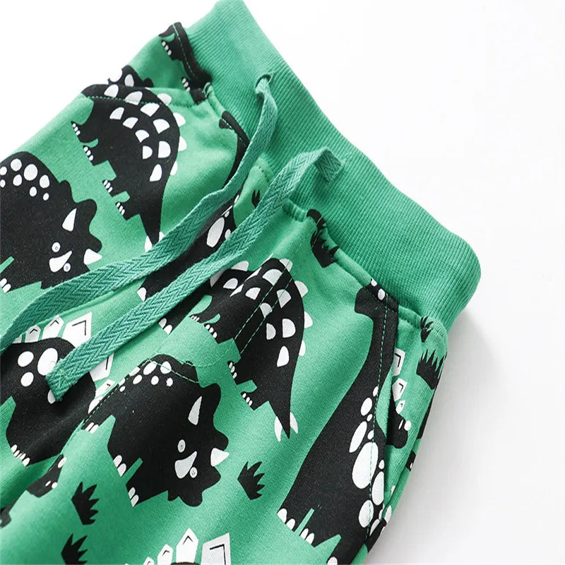 Kids Boys Full Length Animals Print Sweatpants