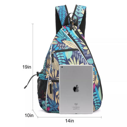 Adjustable Pickleball Tennis Backpack with Fence Hook childrensterritory