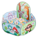 120cm Portable Baby Ball Pool with Basketball Hoop Playpen