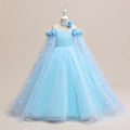 Girls Tiered Tulle Formal Princess Party Gowns