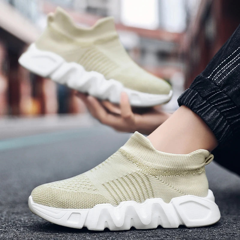 Kids Knitted High Top Sport Sock Sneakers for Boys Girls childrensterritory