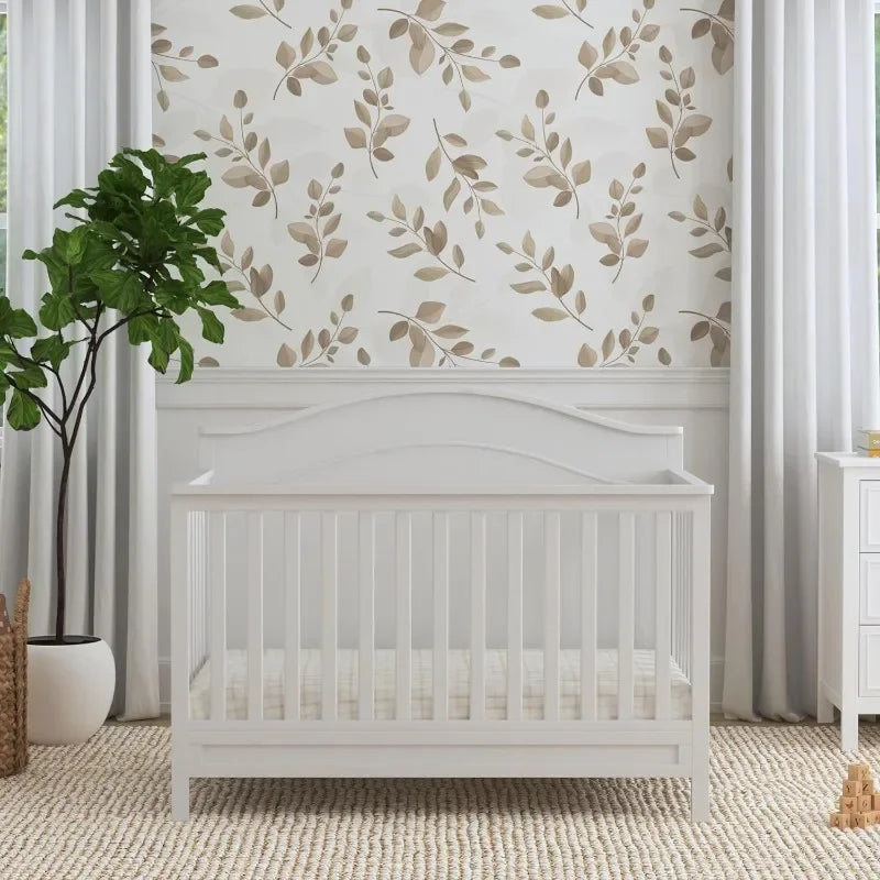 4-in-1 Convertible Crib Perfect for Newborn Baby to Big Kids childrensterritory