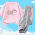 2pcs Kids Girls Cute Cartoon Print T-shirts + Pants Summer Outfit childrensterritory