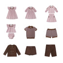 Embroidered Baby/Kids Family Matching Clothing Set for Summer childrensterritory