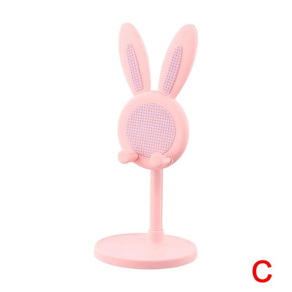Adjustable Rabbit Cartoon Design Cell Phone Stand childrensterritory