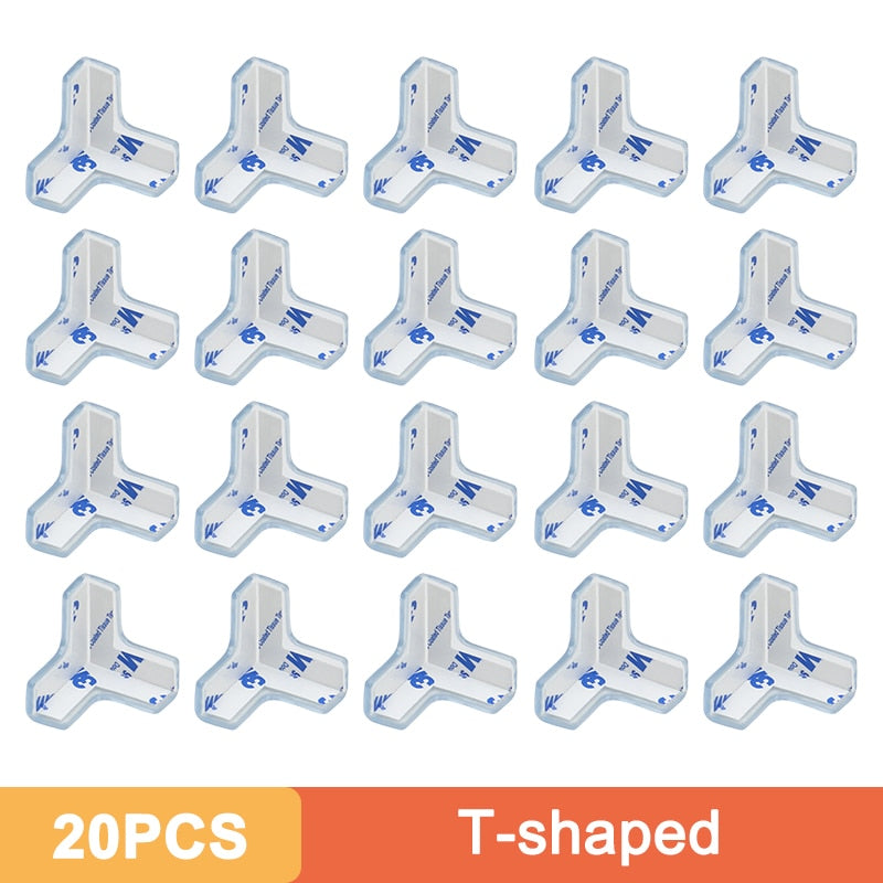 Self-Adhesive Silicone Furniture Corner for Baby: 5/10/20 Pieces childrensterritory