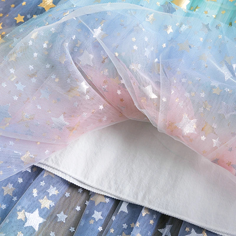Kids Girls Sequin Rainbow Prom/Birthday Princess Dresses childrensterritory