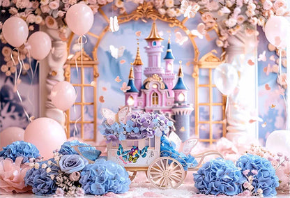 Floral Photography Background for Birthday Parties childrensterritory