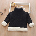 Kids Boy Girl Thick Knitted Turtleneck Sweaters childrensterritory