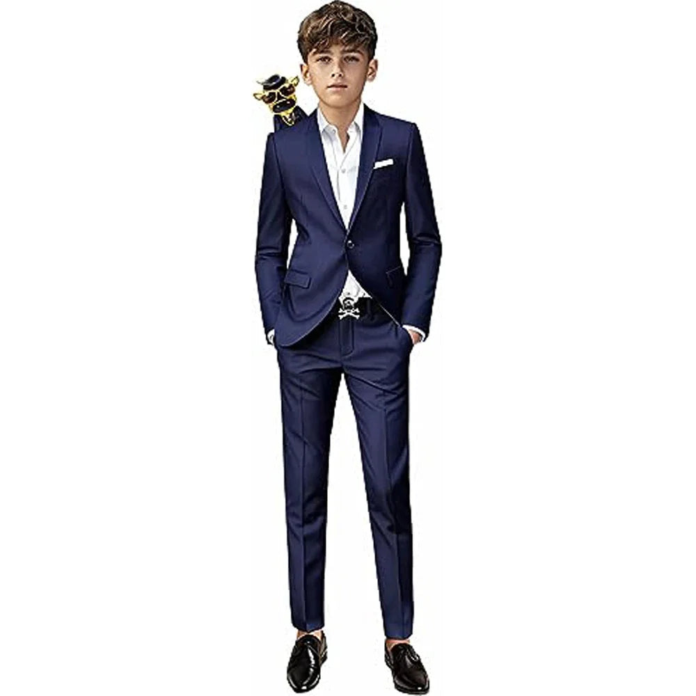 Classic Kids Boys Party Tuxedo Blazer Pants Suit childrensterritory