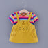 Baby Girl Rainbow Color Striped Lovley Princess Dress childrensterritory