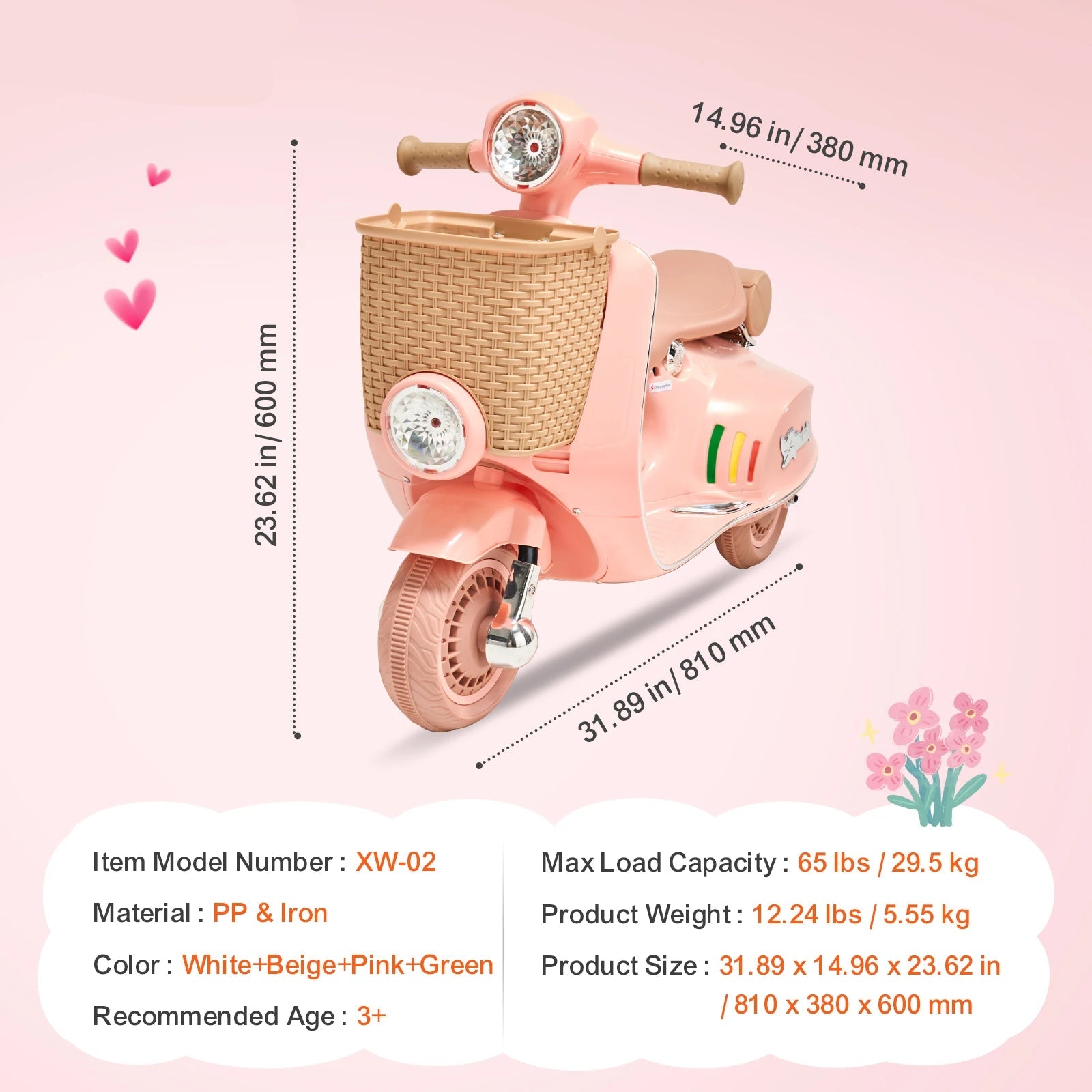 Kids 6V/12V Battery Powered Electric Ride On Motorcycle Toys