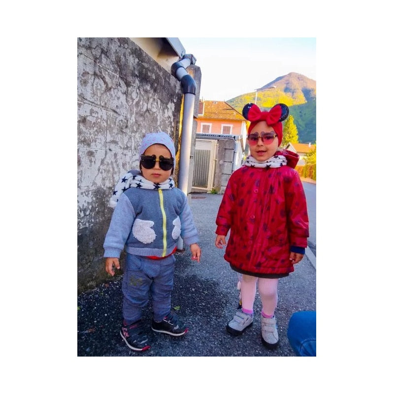 Kids Bear Shape Anti-glare Sun Glasses for Girls Boys childrensterritory