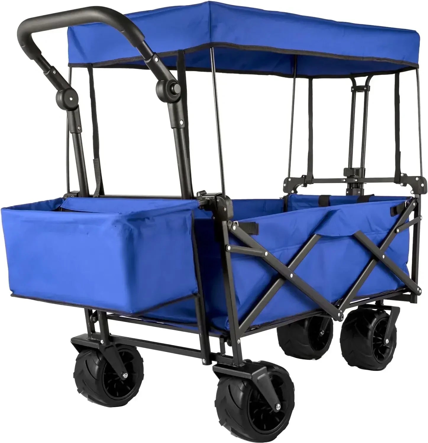 Collapsible Wagon Carts with Removable Canopy