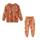 Animals and Flowers Print Kids Girls Clothing Sets childrensterritory