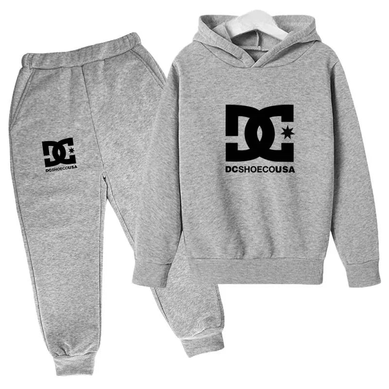 Kids Boys Long Sleeves Hoodies + Pants 2Pcs Set