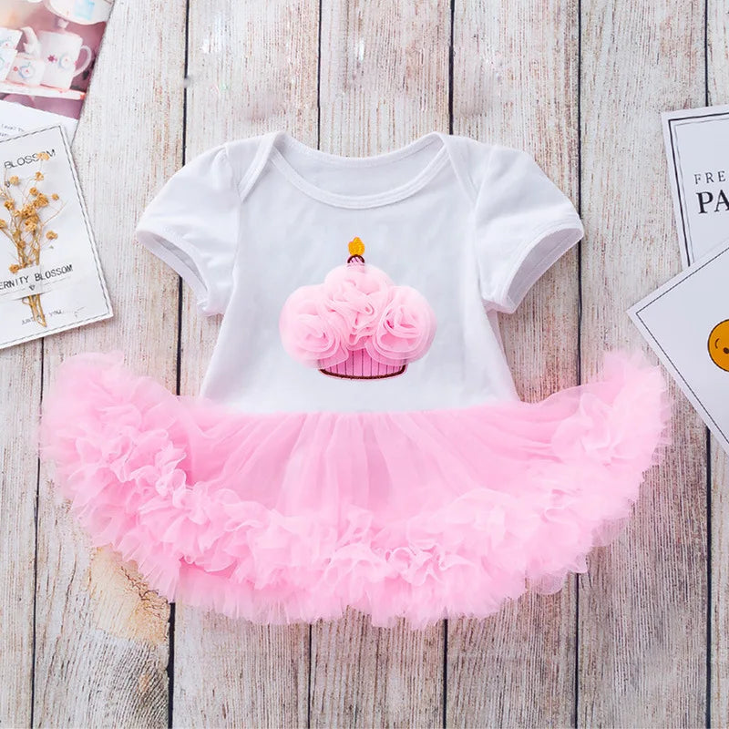 Baby Girls Tutu Romper Dress |1st 2nd Birthday Outfits