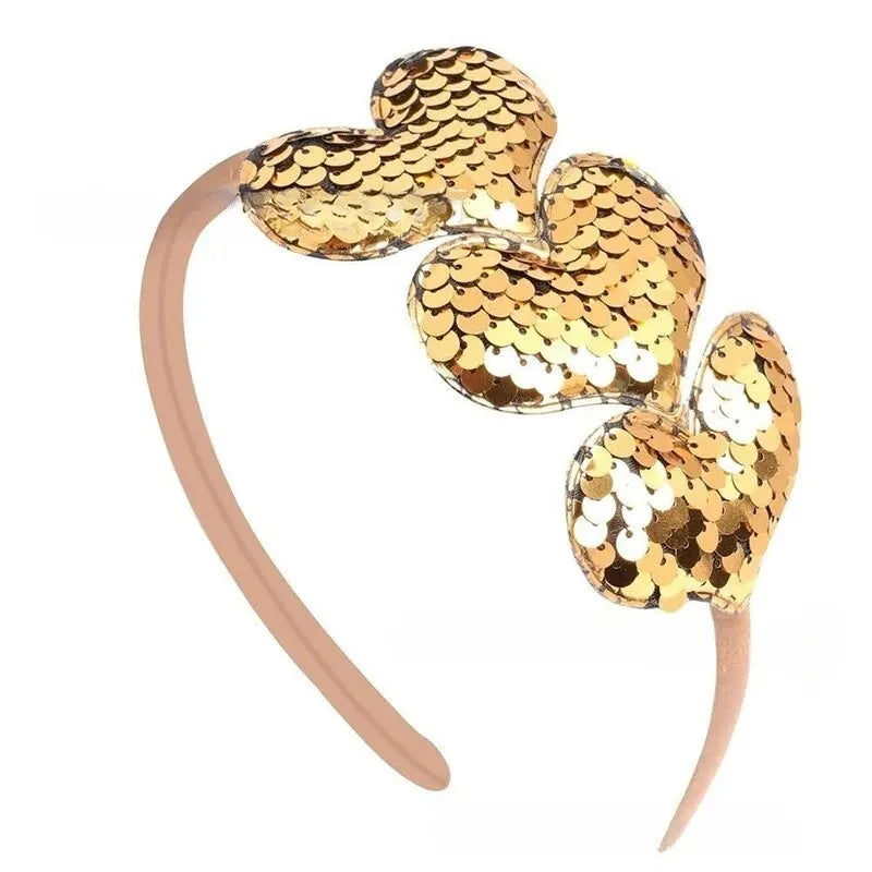 Heart-shaped Colorful Simple Headbands for Girls childrensterritory