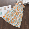 Kids Girls Sleeveless Floral Baptism/Birthday Dresses childrensterritory