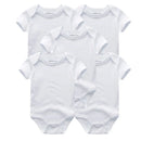 Short Sleeves Cartoon Print Soft Bodysuits For Baby Boys And Girls childrensterritory
