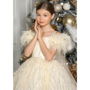Kids Girls Luxurious Sequin Princess Evening Party Dress childrensterritory