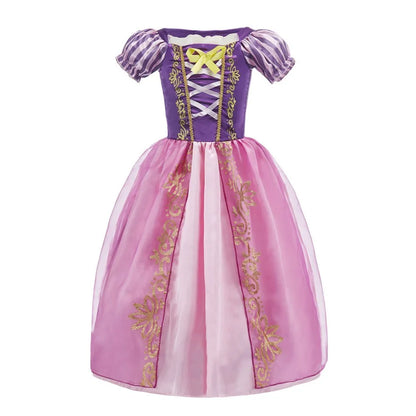 Kids Girls Jasmine Elsa Anna Bella Rapunzel Costumes childrensterritory