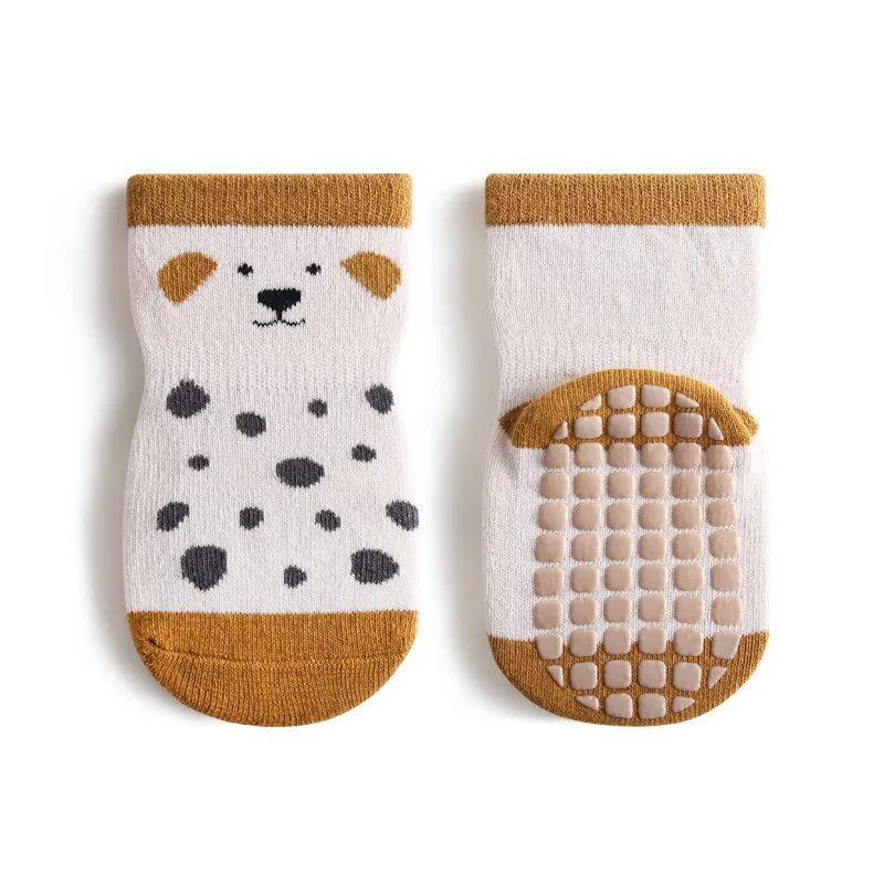 Cartoon Animal Print Infant Floor Socks childrensterritory