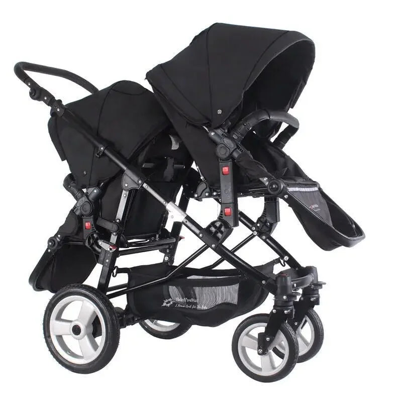 Two-way Multifunctional Twin Baby Stroller childrensterritory