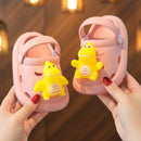 Lightweight Cartoon Design Summer Beach Slippers For Toddler
