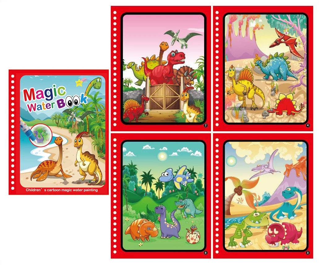 Kids Magic Water Coloring Books Toys for Birthday Gifts childrensterritory