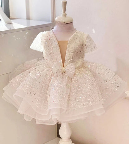 Girls Sequined Ball Gown Princess Dresses childrensterritory