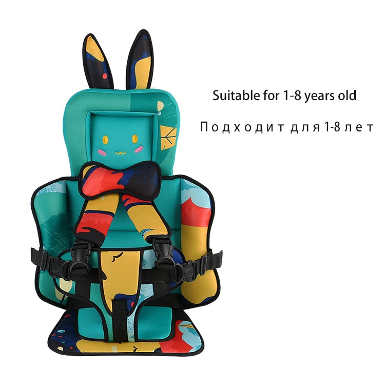 Adjustable Cartoon Design Baby Seat Cushion with Belt