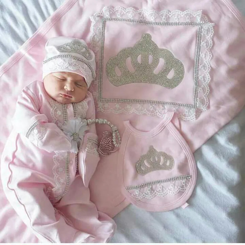 Designer Newborn Baby Cotton Clothing Set in One Pack childrensterritory