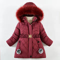 Kids Girls Winter Thicken Coat/Snow Hoodie Jacket